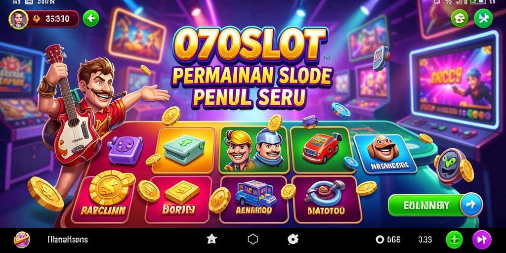 Tampilan screenshot utama 070SLOT yang menunjukkan gameplay seru dan interaktif.
