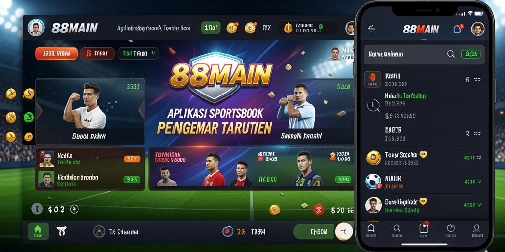 Tampilan gameplay menarik dari aplikasi Sportsbook 88MAIN.