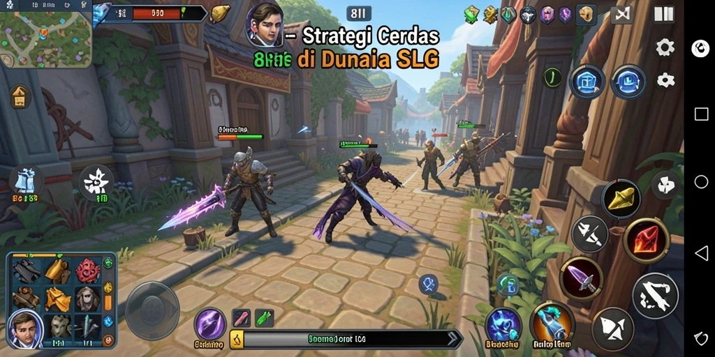 Tampilan gameplay strategis yang menarik di 8II.