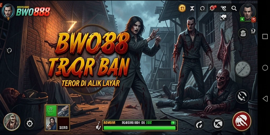 Gameplay mendebarkan dari BWO888 dengan suasana menyeramkan.