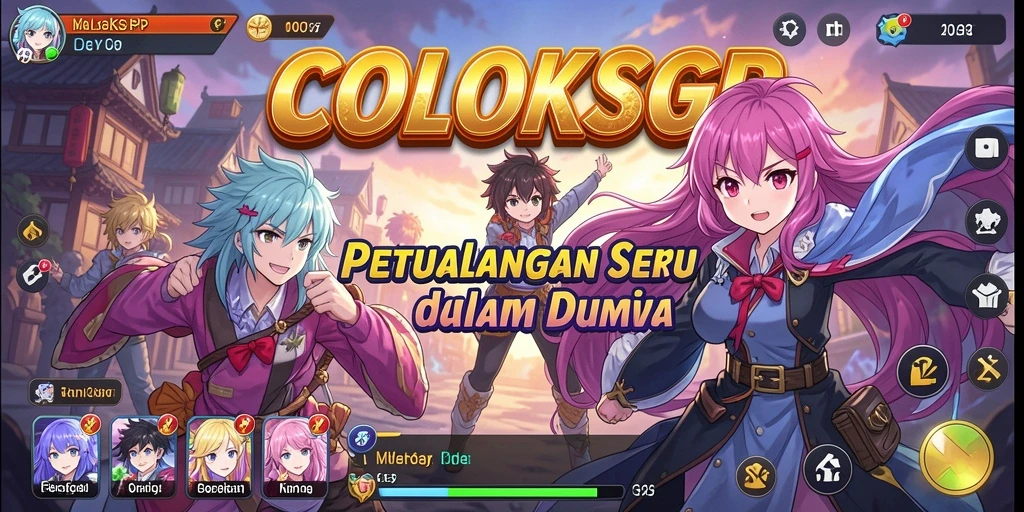 Tampilan gameplay COLOKSGP yang menarik dan penuh warna.