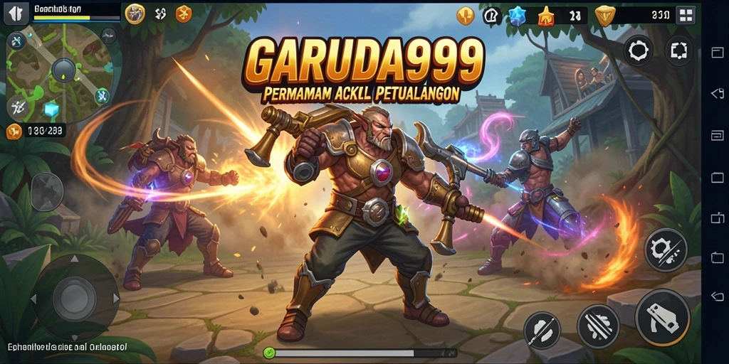 Screenshot utama GARUDA999 menampilkan aksi seru dengan grafis yang menawan.