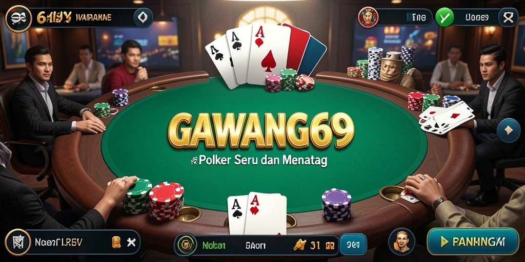 Tampilan gameplay yang menarik dan mendebarkan di GAWANG69.