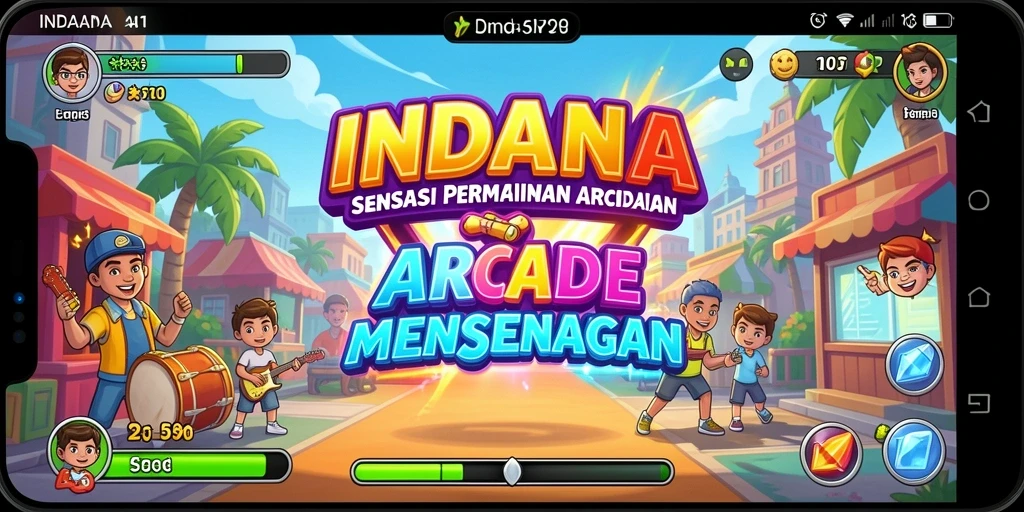 Tampilan gameplay seru dan menantang dari INDAAA.
