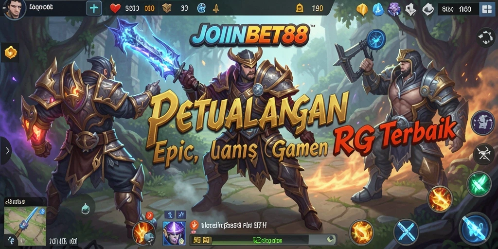 Tampilan gameplay menarik di JOINBET88 dengan grafis RPG yang memukau.