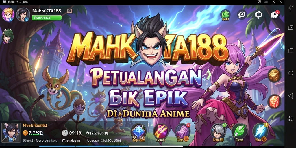 Tangkapan layar menunjukkan aksi seru dalam gameplay MAHKOTA188.