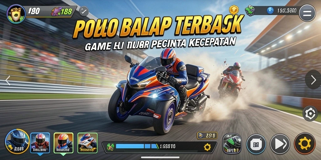 Tampilan menarik dari balapan seru di POLO188.