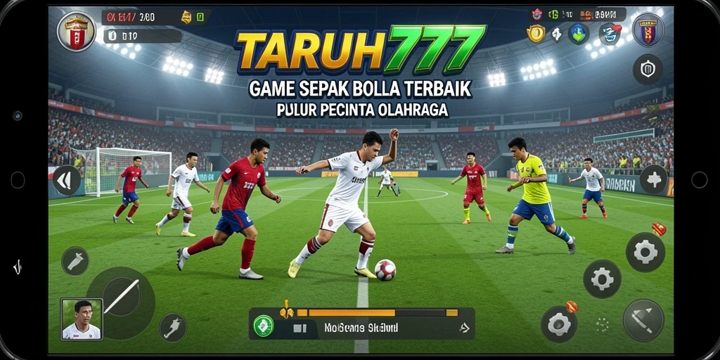 Gameplay menegangkan di lapangan sepak bola dengan grafik canggih.