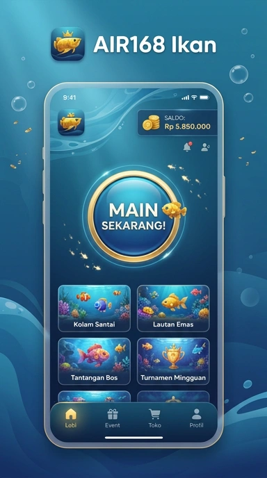 Tampilan antarmuka pengguna air168 yang menarik dan mudah digunakan.